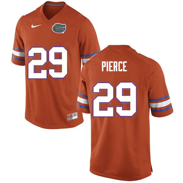 Men #29 Dameon Pierce Florida Gators College Football Jerseys Orange